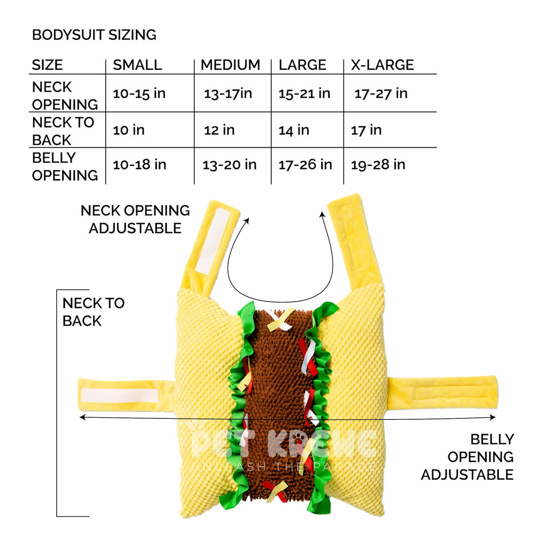 Taco Dog Costume
